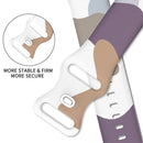 Morandi Series 8-buckle Silicone Strap Watch Band For Apple Watch Series 7 45mm / 6&SE&5&4 44mm / 3&2&1 42mm(5)