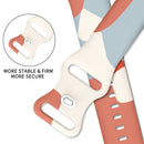 Morandi Series 8-buckle Silicone Strap Watch Band For Apple Watch Series 7 45mm / 6&SE&5&4 44mm / 3&2&1 42mm(10)