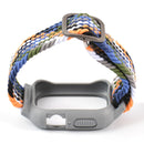 TPU Frame Buckle Braid Integrated Watch Band For Apple Watch Series 6 & SE & 5 & 4 40mm / 3 & 2 & 1 38mm(Denim)