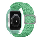 TPU Frame Buckle Braid Integrated Watch Band For Apple Watch Series 6 & SE & 5 & 4 44mm / 3 & 2 & 1 42mm(Blue Sea)