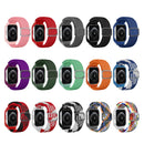 TPU Frame Buckle Braid Integrated Watch Band For Apple Watch Series 6 & SE & 5 & 4 44mm / 3 & 2 & 1 42mm(Black)