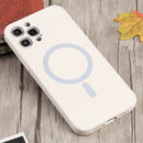 Liquid Silicone Shockproof Magsafe Case For iPhone 13 Pro Max(White)