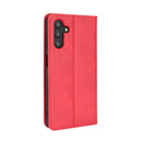 For Samsung Galaxy A13 5G Magnetic Buckle Retro Crazy Horse Texture Horizontal Flip Phone Leather Case with Holder & Card Slots & Photo Frame(Red)