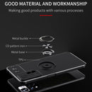 For Xiaomi Redmi Note 11 Pro Metal Ring Holder 360 Degree Rotating TPU Phone Case(Black Gold)
