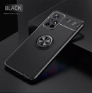 For Xiaomi Redmi Note 11 (China) Metal Ring Holder 360 Degree Rotating TPU Phone Case(Black)