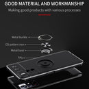 For Xiaomi Redmi Note 11 (China) Metal Ring Holder 360 Degree Rotating TPU Phone Case(Blue)