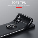 For Xiaomi Redmi Note 11 (China) Metal Ring Holder 360 Degree Rotating TPU Phone Case(Blue)