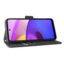 For Motorola Moto E20 / E30 / E40 Skin Feel Magnetic Horizontal Flip Phone Leather Case with Holder & Card Slots & Wallet(Black)