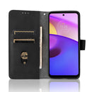 For Motorola Moto E20 / E30 / E40 Skin Feel Magnetic Horizontal Flip Phone Leather Case with Holder & Card Slots & Wallet(Black)