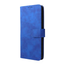 For Motorola Moto E20 / E30 / E40 Skin Feel Magnetic Horizontal Flip Phone Leather Case with Holder & Card Slots & Wallet(Blue)