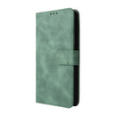 For Motorola Moto E20 / E30 / E40 Skin Feel Magnetic Horizontal Flip Phone Leather Case with Holder & Card Slots & Wallet(Green)