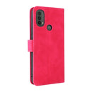 For Motorola Moto E20 / E30 / E40 Skin Feel Magnetic Horizontal Flip Phone Leather Case with Holder & Card Slots & Wallet(Rose Gold)