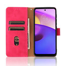 For Motorola Moto E20 / E30 / E40 Skin Feel Magnetic Horizontal Flip Phone Leather Case with Holder & Card Slots & Wallet(Rose Gold)