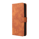 For Motorola Moto E20 / E30 / E40 Skin Feel Magnetic Horizontal Flip Phone Leather Case with Holder & Card Slots & Wallet(Brown)