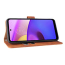 For Motorola Moto E20 / E30 / E40 Skin Feel Magnetic Horizontal Flip Phone Leather Case with Holder & Card Slots & Wallet(Brown)