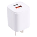 20WACB 20W QC3.0 + PD Quick Charger, Plug Specification:AU Plug(White)
