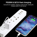 20WACB 20W QC3.0 + PD Quick Charger, Plug Specification:AU Plug(White)