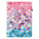 Silk Texture Horizontal Flip Tablet Leather Case with Holder & Card Slot & Sleep / Wake-up Function For iPad mini 6(Colorful Scales)
