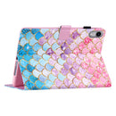 Silk Texture Horizontal Flip Tablet Leather Case with Holder & Card Slot & Sleep / Wake-up Function For iPad mini 6(Colorful Scales)