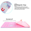 Silk Texture Horizontal Flip Tablet Leather Case with Holder & Card Slot & Sleep / Wake-up Function For iPad mini 6(Milky Way Marble White)