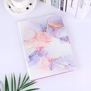 Silk Texture Horizontal Flip Tablet Leather Case with Holder & Card Slot & Sleep / Wake-up Function For iPad mini 6(Milky Way Marble White)