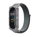 For Xiaomi Mi Band 6 / 5 / 4 / 3 Armor Nylon Strap Watch Band(Grey)