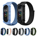 For Xiaomi Mi Band 6 / 5 / 4 / 3 Armor Nylon Strap Watch Band(Grey)
