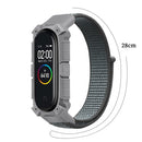 For Xiaomi Mi Band 6 / 5 / 4 / 3 Armor Nylon Strap Watch Band(Grey)