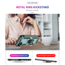 For Motorola Moto G50 5G Shockproof TPU + PC Protective Phone Case with 360 Degree Rotating Holder(Green)