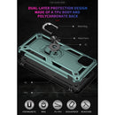 For Motorola Moto G50 5G Shockproof TPU + PC Protective Phone Case with 360 Degree Rotating Holder(Green)