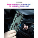 For Motorola Moto G50 5G Shockproof TPU + PC Protective Phone Case with 360 Degree Rotating Holder(Green)