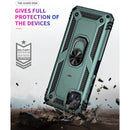 For Motorola Moto G50 5G Shockproof TPU + PC Protective Phone Case with 360 Degree Rotating Holder(Green)