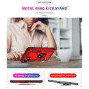 For Motorola Moto G50 5G Shockproof TPU + PC Protective Phone Case with 360 Degree Rotating Holder(Red)