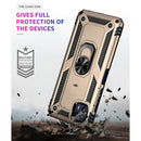 For Motorola Moto G50 5G Shockproof TPU + PC Protective Phone Case with 360 Degree Rotating Holder(Gold)