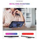 For Motorola Moto G50 5G Shockproof TPU + PC Protective Phone Case with 360 Degree Rotating Holder(Blue)