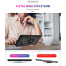 For Motorola Moto G50 5G Shockproof TPU + PC Protective Phone Case with 360 Degree Rotating Holder(Black)