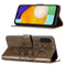For Samsung Galaxy A13 5G Embossed Butterfly Leather Phone Case with Holder & Card Slot & Wallet & Lanyard(Grey)