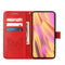 For Samsung Galaxy S22 Ultra 5G Embossed Butterfly Leather Phone Case with Holder & Card Slot & Wallet & Lanyard(Red)