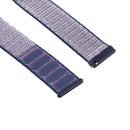 For Fitbit Versa / Versa 2 Nylon Watch Band with Hook and Loop Fastener(Blue Grey)