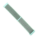 For Fitbit Versa / Versa 2 Nylon Watch Band with Hook and Loop Fastener(Green Gray)