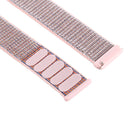 For Fitbit Versa / Versa 2 Nylon Watch Band with Hook and Loop Fastener(Pink)