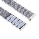 For Fitbit Versa / Versa 2 Nylon Watch Band with Hook and Loop Fastener(Grey)