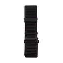 For Fitbit Versa / Versa 2 Nylon Watch Band with Hook and Loop Fastener(Black)