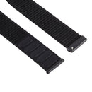 For Fitbit Versa / Versa 2 Nylon Watch Band with Hook and Loop Fastener(Black)