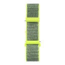 For Fitbit Versa / Versa 2 Nylon Watch Band with Hook and Loop Fastener(Yellow Black)