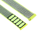 For Fitbit Versa / Versa 2 Nylon Watch Band with Hook and Loop Fastener(Yellow Black)