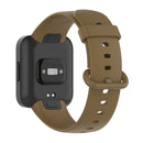 For Xiaomi Redmi Watch 2 Solid Color Silicone Strap Watch Band(Light Coffee)