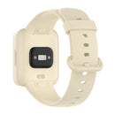 For Xiaomi Redmi Watch 2 Solid Color Silicone Strap Watch Band(Ivory White)