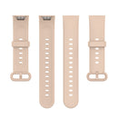 For Xiaomi Redmi Watch 2 Solid Color Silicone Strap Watch Band(Cherry Blossom Pink)