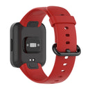 For Xiaomi Redmi Watch 2 Solid Color Silicone Strap Watch Band(Red)